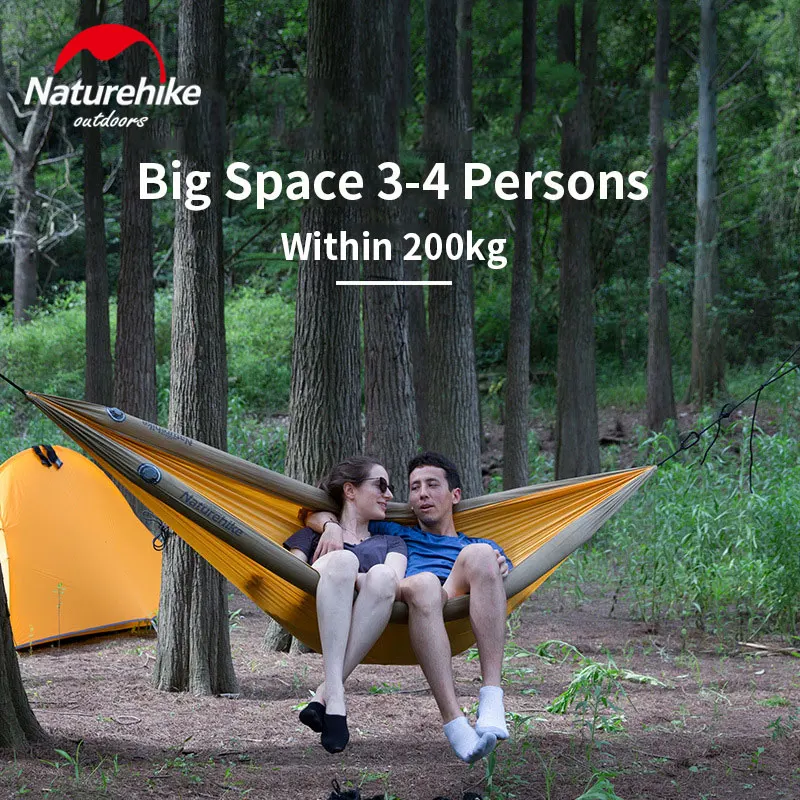 Гамак NatureHike для отдыха на 2 человек Сверхлегкий надувной гамак кемпинга палатка