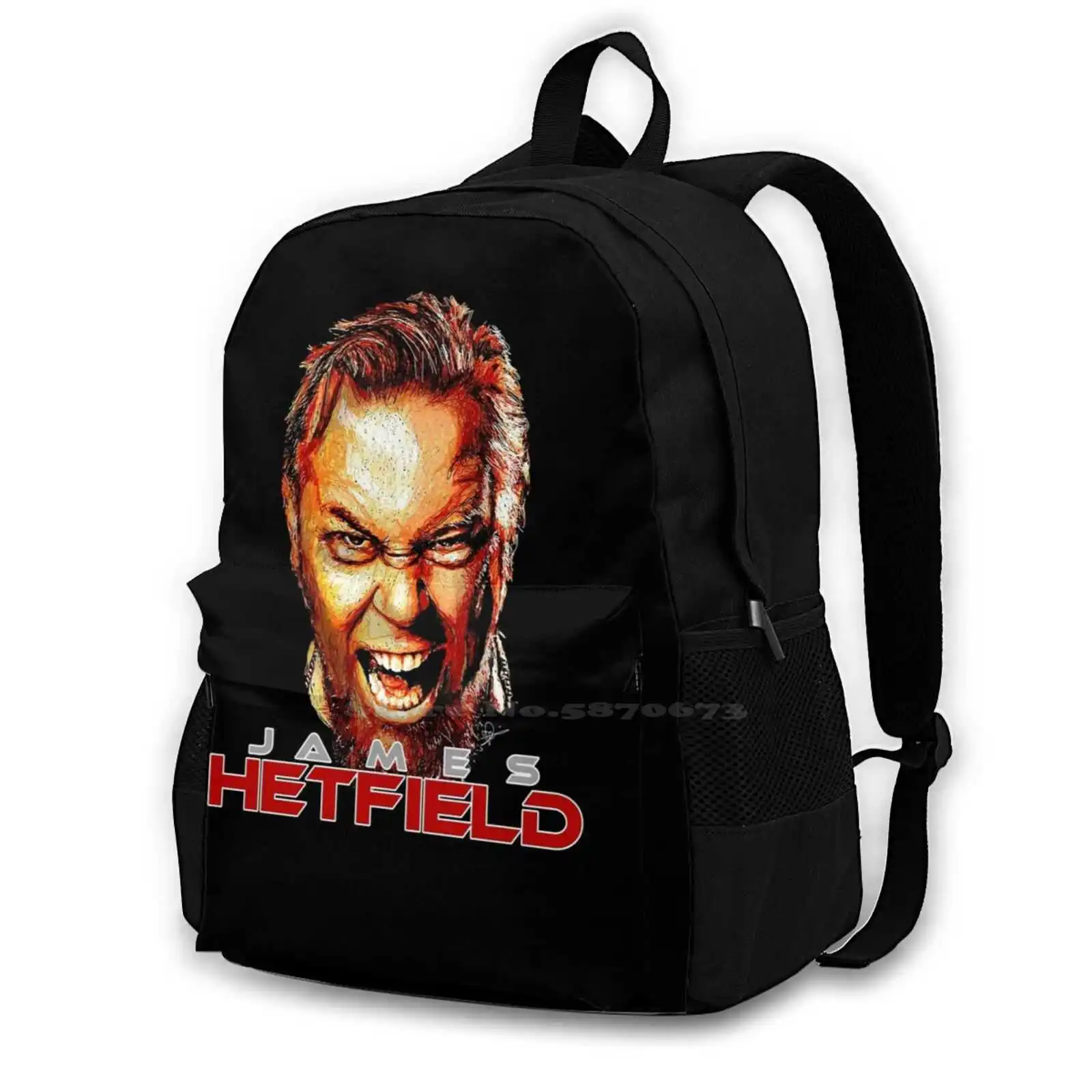 

Школьная сумка James Hetfield Icon, вместительный рюкзак для ноутбука 15 дюймов, Jameshetfield Hetfield Entersandman Sadbuttrue