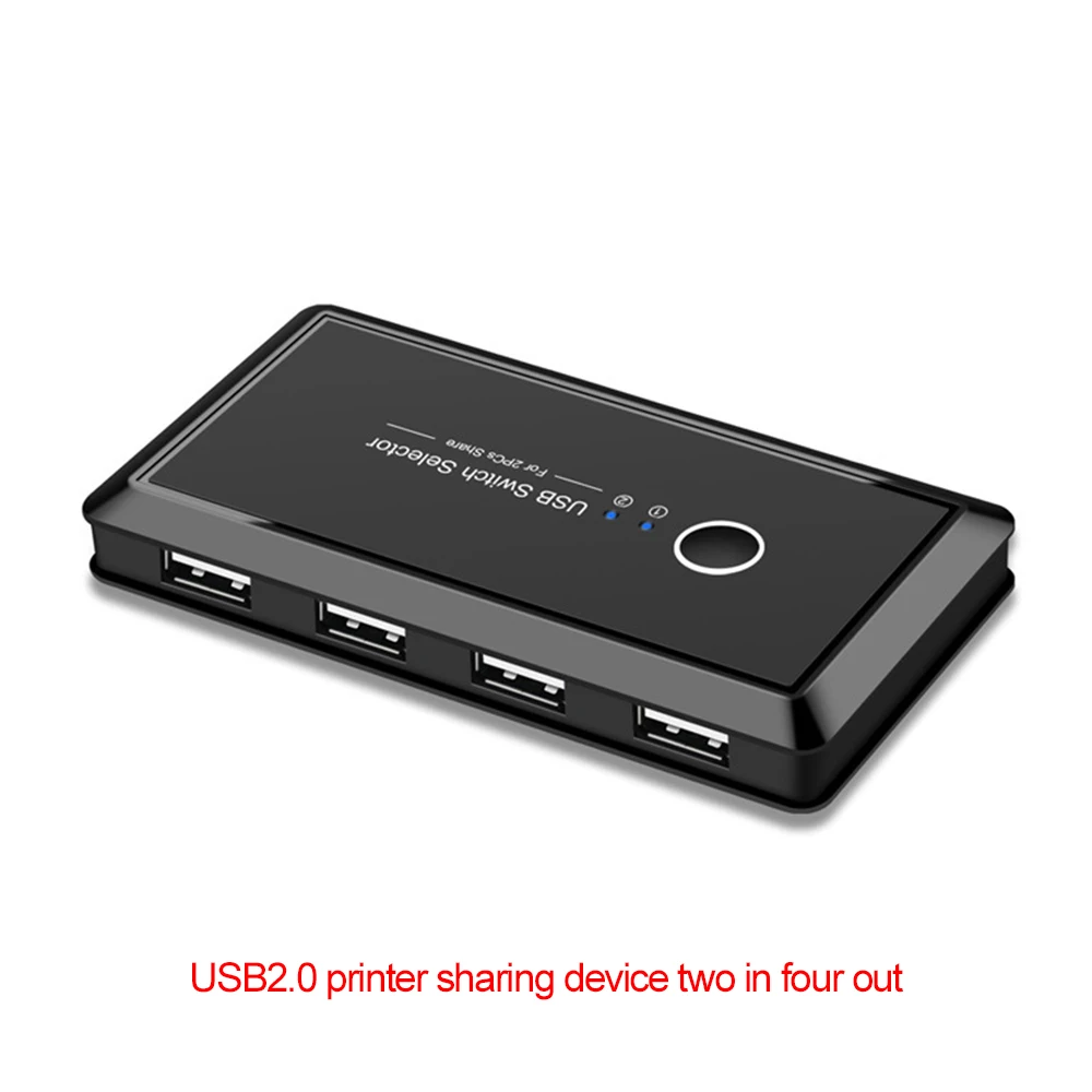 

Универсальный USB-коммутатор, 2 компьютера, 4 USB-устройства, USB 2,0