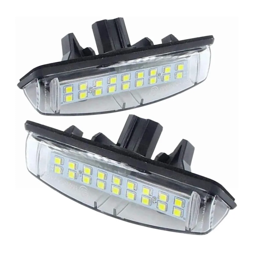 Bombilla LED Universal para matrícula de coche, luces traseras para Toyota Camry 40, V40, XV40, Aurion, XV40, Prius, Echo, Belta, 12V, 2 piezas