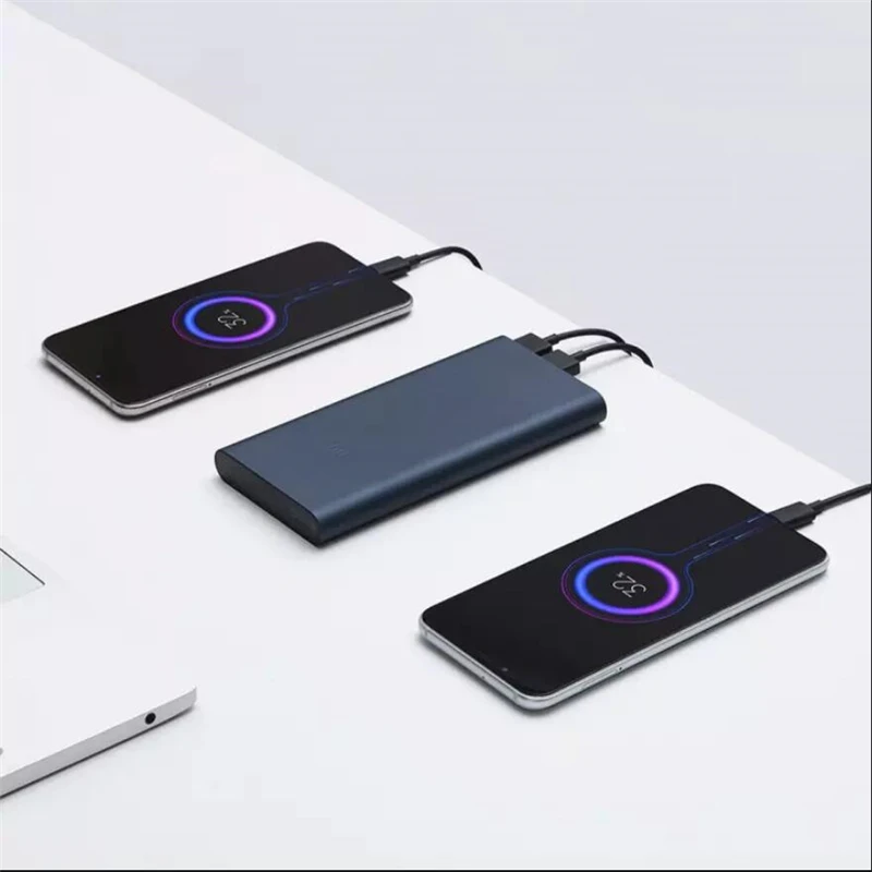 Внешний аккумулятор Xiaomi Mi Power Bank 3 USB пластик 10000мАч
