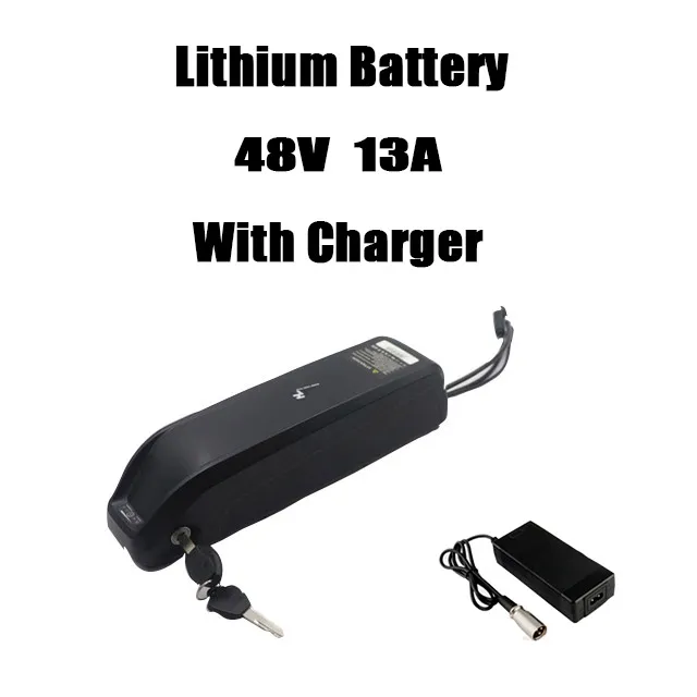 36V 48V литиевая Батарея для электрического велосипеда 10-18AH LG SamSung, фара для электровелосипеда в хайлон Батарея чехол с Зарядное устройство мА/ч. аккумулятор вело Electrique - Цвет: 48V13A with charger