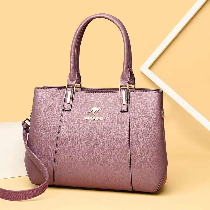 

Fashion Women Messenger Bags Luxury Leather Handbag Women Bags Designer Vintage Tote Ladies Top-Handle High quality Shoulder bag