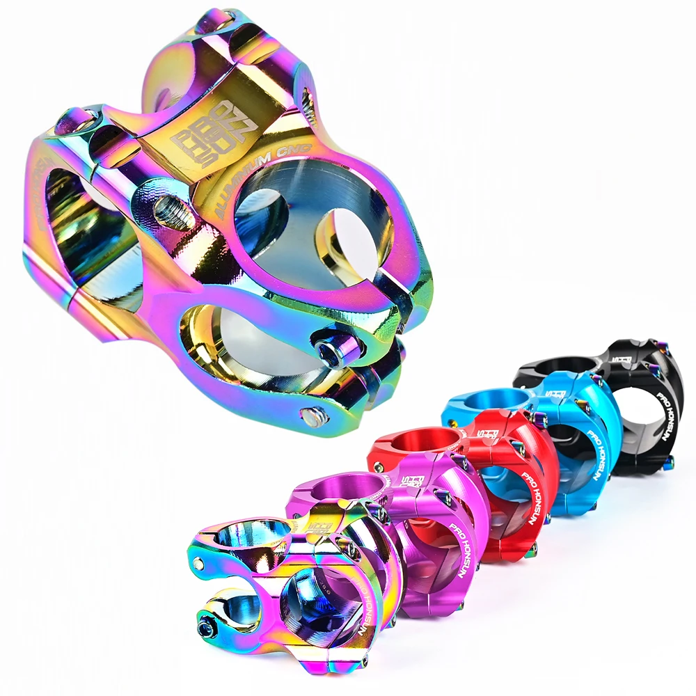 

Aluminum Alloy Hollow Stem Fitting 31.8mm Road Bike Speed Down Short Stem Bike Accessories Mountain Bike Hollow Stem