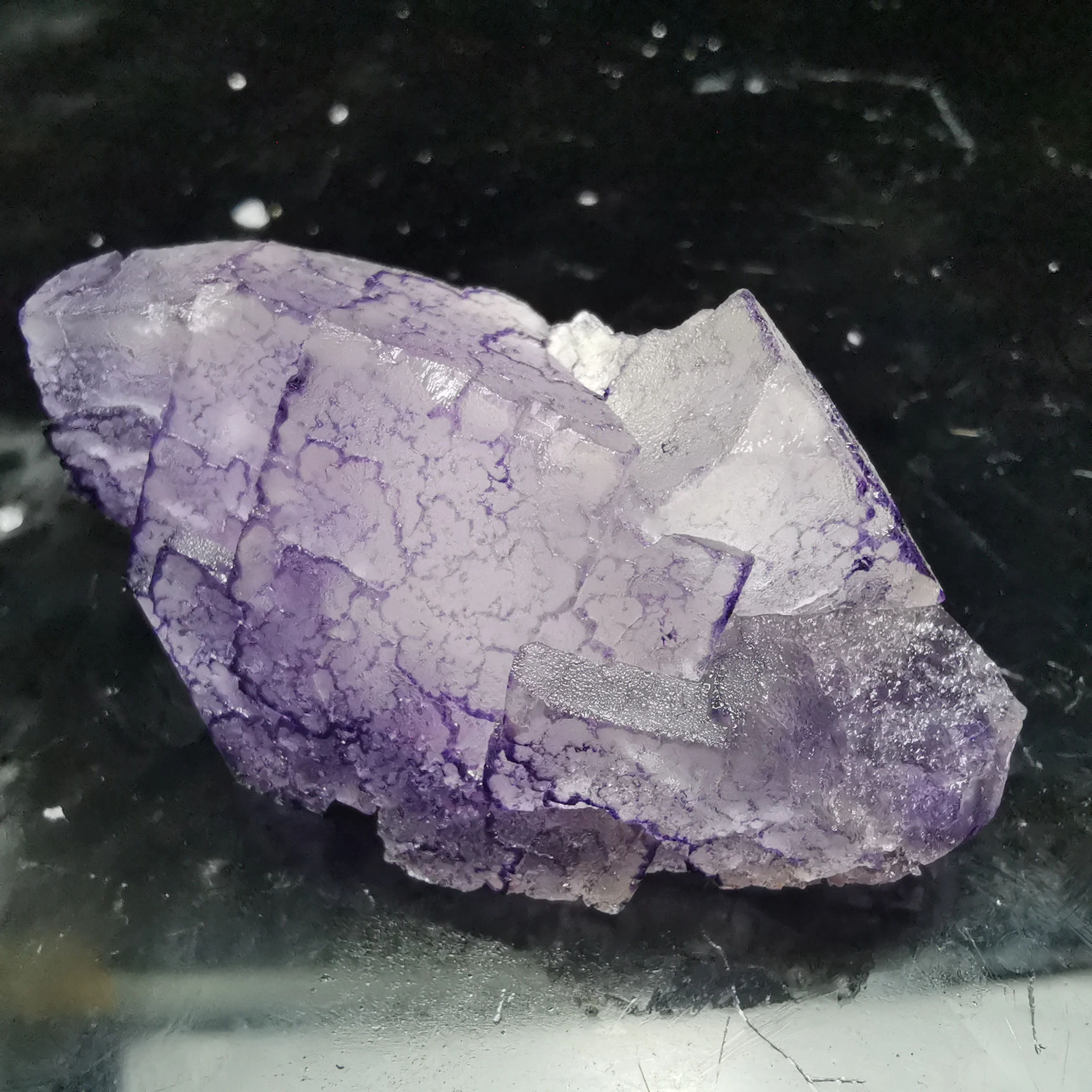 

21.5gNatural rare purple fluorite mineral specimen healing energy home decoration QUARTZ GEM