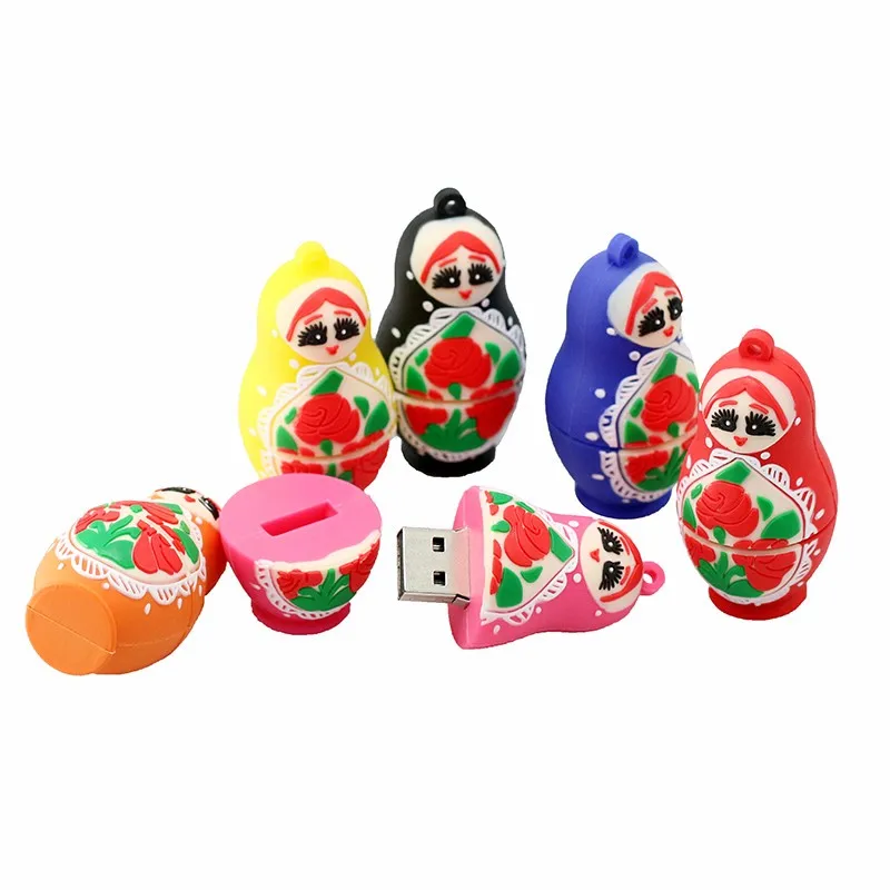 Usb флеш-накопитель, прекрасная Матрешка, USB флеш-накопитель, 4 ГБ, 8 ГБ, 16 ГБ, 32 ГБ, 128 ГБ, USB 2,0, флеш-накопитель, карта памяти, русская кукла, флешка