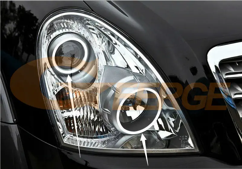 Для Ssangyong Rexton 2006 2007 2008 2009 2010 2011 2012 отличные ультра яркие CCFL ангельские глазки Halo
