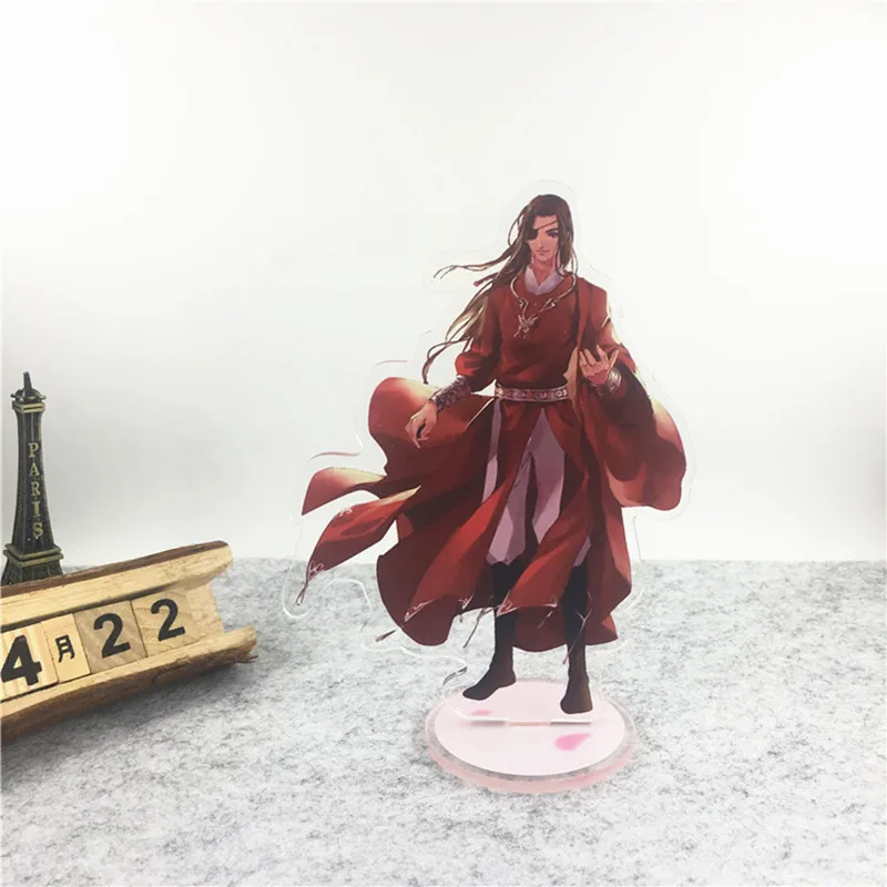 2 Tian Guan Ci Fu мультяшный акриловый брелок Hua cheng Xie lian, модный персонализированный брелок для ключей, аксессуары portachiavi Llavero 15 см - Цвет: 2