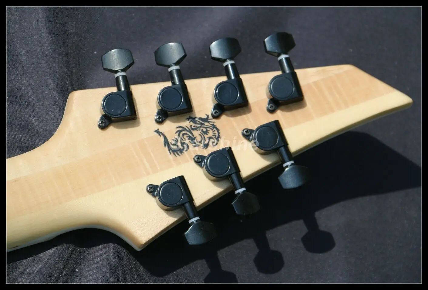 Starshine 7 струн электрогитара стеганая клен целлулоидная вязка красный | Спорт и