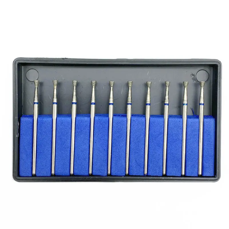 10 шт./компл. Стоматологическая часть Гальванические Алмазные точки полировщик
