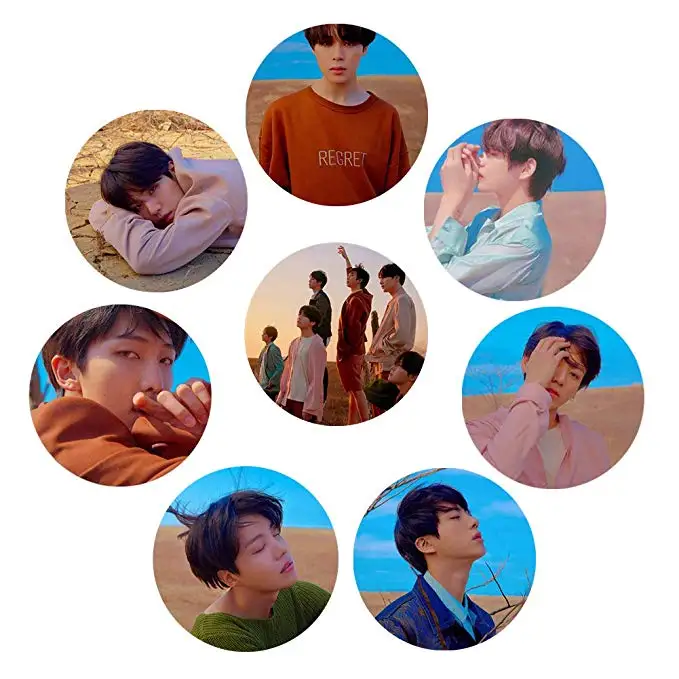 KPOP Bangtan мальчики любят себя LY поддельная карта любви душа Persona мальчик с Luv значок брошь булавки ювелирные изделия броши булавка JIMIN V