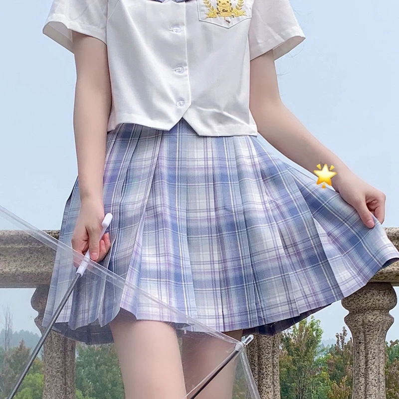 A0064Lolita JK плиссированная юбка ежедневная девочка JKS японская школьная форма осень