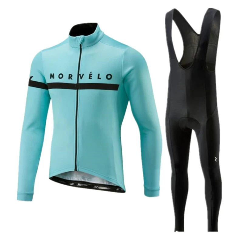 Morvelo, осень, длинный рукав, Pro, для велоспорта, Джерси, мужская, для гонок, для велоспорта, спортивная одежда, Ретро стиль, одежда для велоспорта, Camisa Ciclismo - Цвет: Sets 3