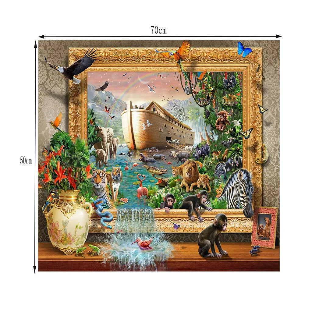 Хэллоуин Монстер обезьяна головоломка 1000 шт Интересный Забавный Игрушка шаблон