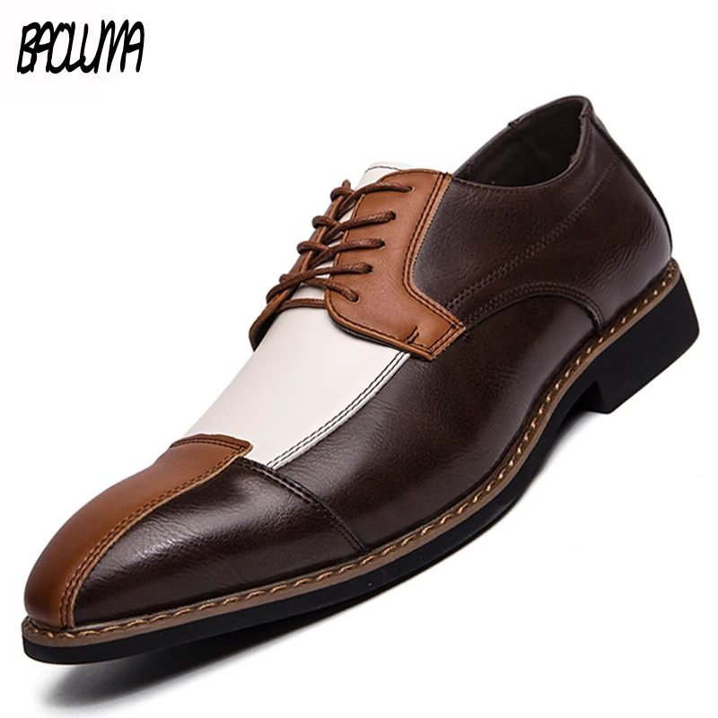 Мужские брендовые деловые туфли кожаные мокасины ручной работы модные мужские