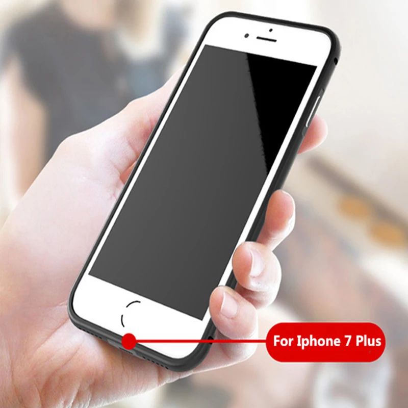 Для Iphone 7 Plus, чехол для батареи, 4000 мА/ч, металлическая рамка, внешний аккумулятор, зарядное устройство, чехол для Iphone 7 plus, чехол для батареи