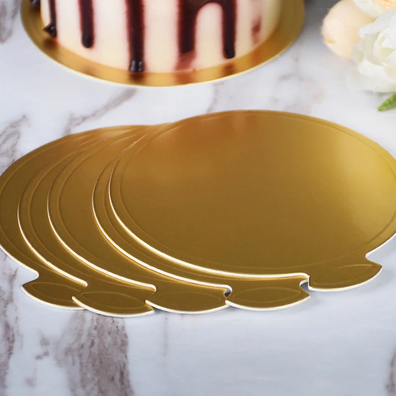 

100pcs Round Cake Boards Decorative Disposable Cake Pizza Circle Cardboard Cake Cardboard Cake Paper Boards Baking Cake Tools