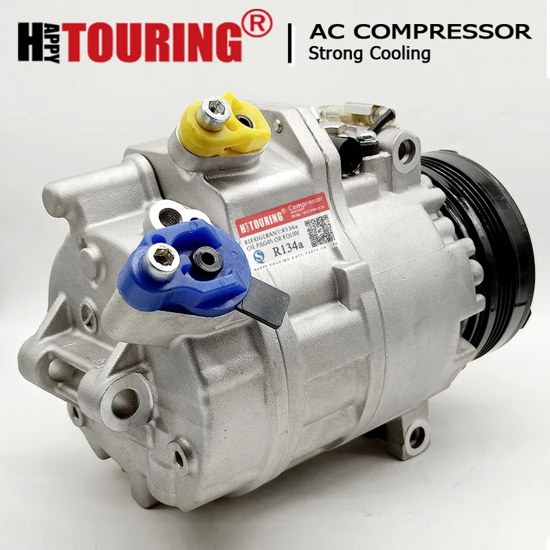 Компрессор переменного тока CSV717 для BMW X5 4.4L 4.8L 2003 2006 64526917864 691786403 64529158039 CO 11156C 4PK|car air