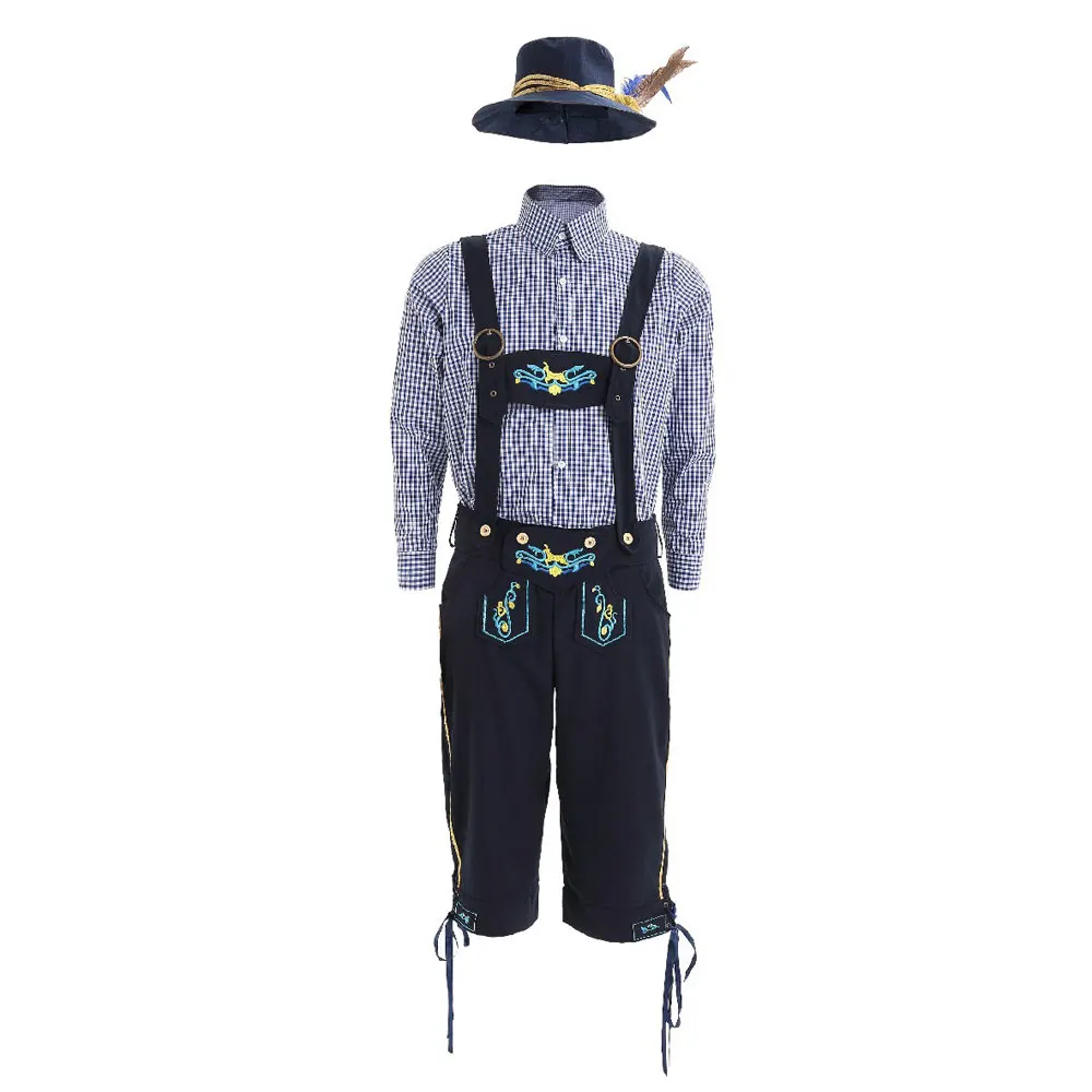 men Umorden вечерние костюмы Bavarian Oktoberfest для мужчин, немецкие костюмы для женщин, Fantasia Beer Waiter, косплей, наряд для пары - Цвет: men
