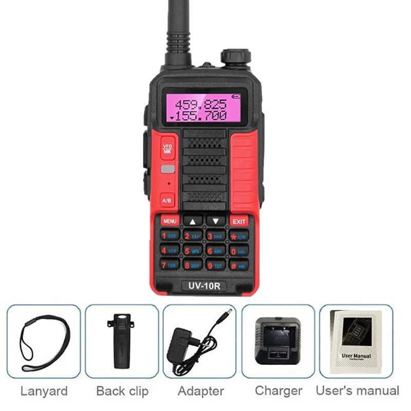 Baofeng 100% оригинальная рация 10 Вт VHF UHF Ham любительская радиостанция CB обновленная