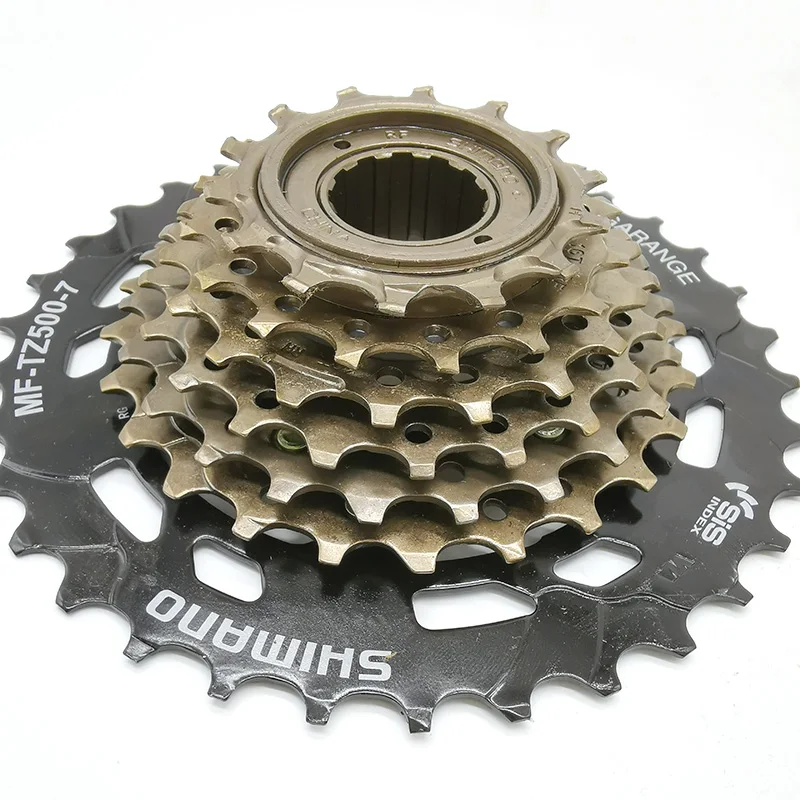 Shimano MF TZ500 велосипед свободного хода 7 скоростей кассета Звездочка 14 34T для MTB
