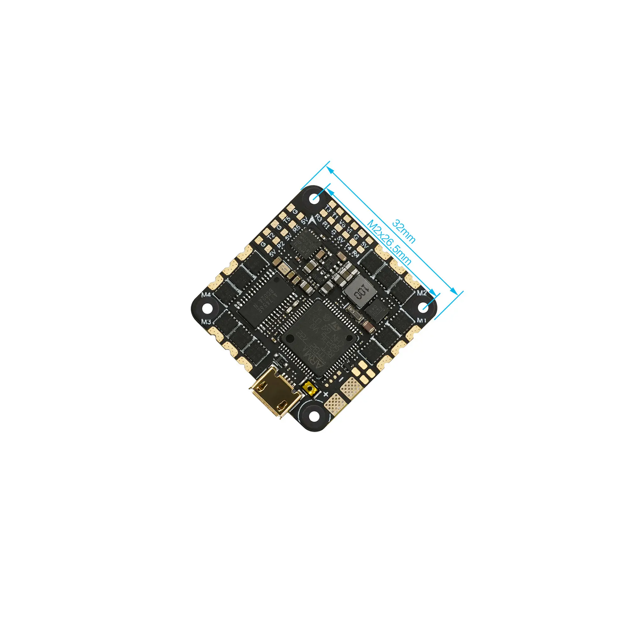 GEPRC GEP-F722-35A AIO F722 FC 35A 2-6S 8 бит BLS ESC 26 5 мм/м2 поддержка DJI схема FPV /CADDX VISTA/ GPS / TBS для
