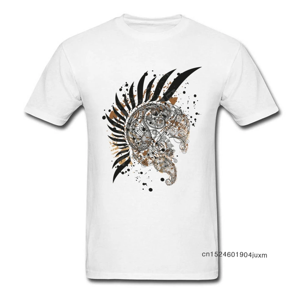 Spartan Tshirt Men Helmet T-shirt Printed 2018 White T Shirt Movie Fiction Tops & Tees Summer/Autumn 100% Cotton Streetwear