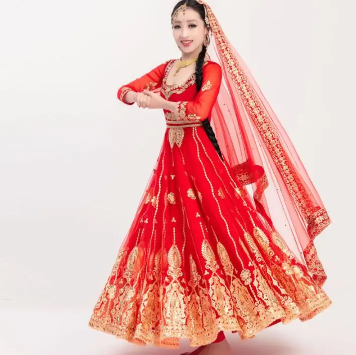 Женский костюм Анны для выступлений платье шальвара камиз из Индии красивые