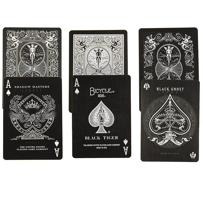 Велосипед черный тигр/Призрак наследие издание игральные карты Ellusionist тень