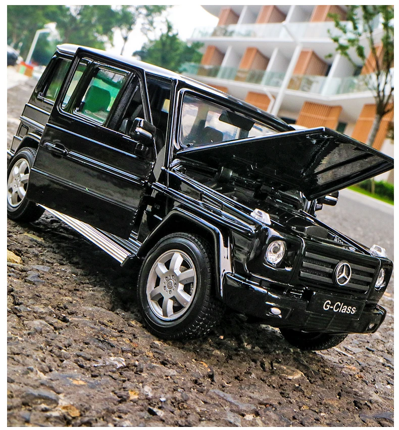 Welly 1:24 Mercedes-Benz G500 G55 автомобиль сплав модель автомобиля моделирование автомобиля украшение коллекция Подарочная игрушка Литье под давлением модель игрушка для мальчиков