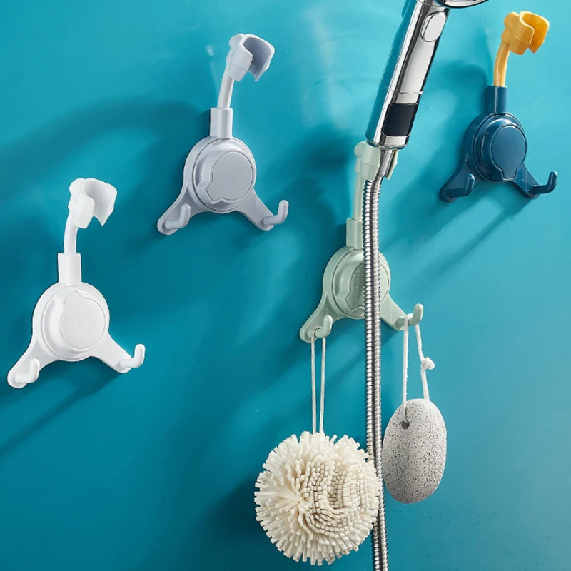 

Suction Cup Shower Holder 360° Adjustable Shower Head Holder Stand Universal Bracket Showerhead Wall Mount Bathroom Accessories