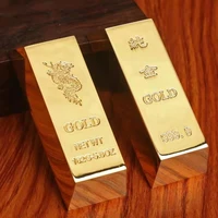 2pcsset authentic alloy gold bars gold bricks chinese gold bullion gold coin