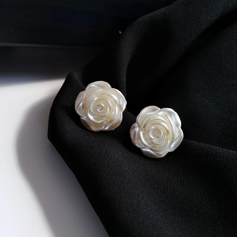 

Женские серьги в форме цветка 2021, персонализированные подвески, модные ювелирные изделия, белые серьги Bijoux Bo