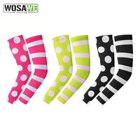 wosawe cycling arm warmers oversleeve breathable quick dry uv protection running arm sleeves elbow pad fitness armguards