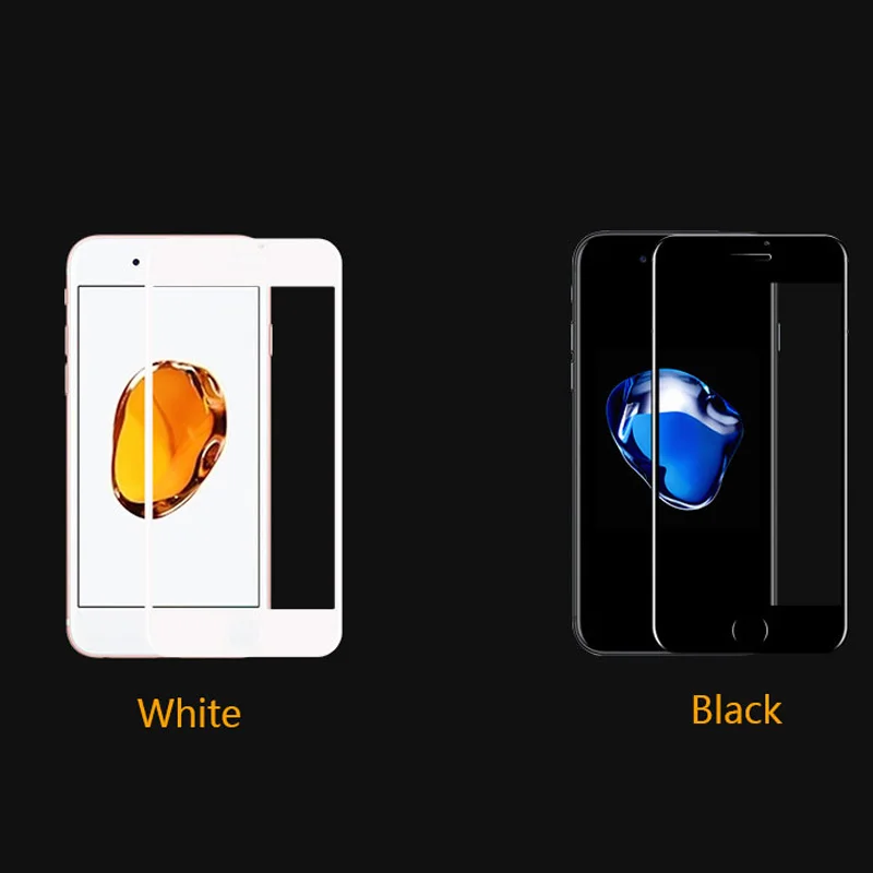 SmartDevil 3D Круглое закаленное стекло с изогнутыми краями для iPhone 6 6s Plus 7 8 X полное