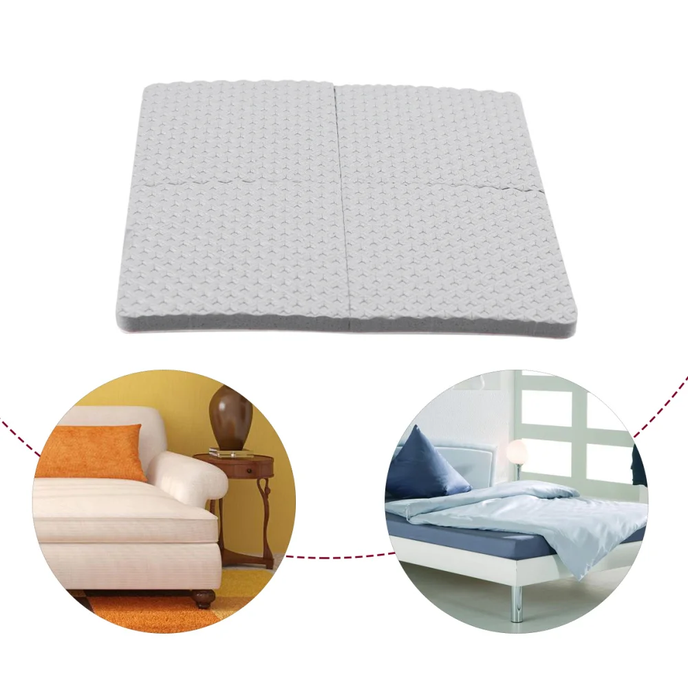 

20pcs Square Non-slip Self Adhesive Furniture EVA Table Chair Feet Pads (Apricot)