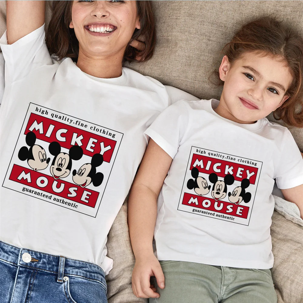 Where's Goofy Summer Family Tshirt Short Sleeve Casual White O-neck Tshirts Baby Kids Mommy And Me Matching Outfits | Мать и ребенок