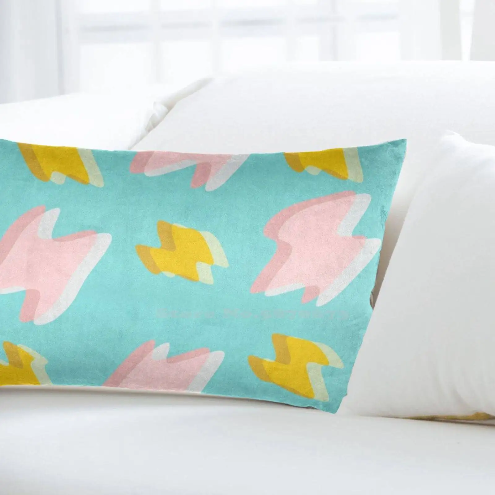 Наволочки розовые/синие на заказ в стиле 80 S |