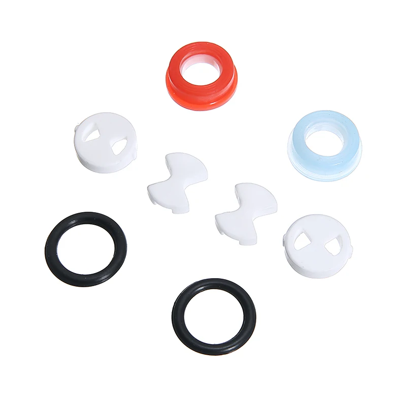 

1 Set Valve Tap Ceramic Disc & Silicon Washer Gasket Insert 1/2'' Replacement For Valve Bathroom Accessories