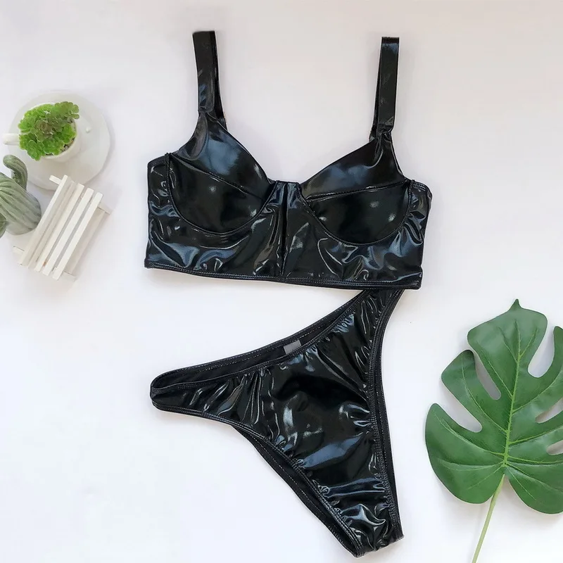 Новый сексуальный комплект бикини с высокой посадкой Женский Модный Купальник