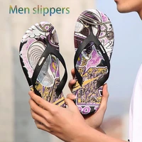 mens shoes fashion sandals and slippers in summer wear trend korean version of beach slippers men home slippers for men