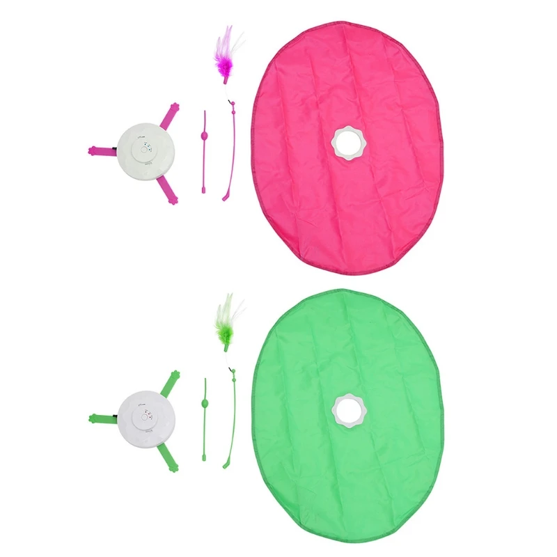 

30 Minute Shut Off 3 Speed Settings Cats Meow Motorized Wand Toy Automatic