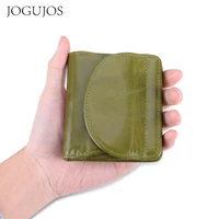 jogujos wallet for womens purse leather female card holder small ladies wallet female hasp mini clutch for girl coin wallet