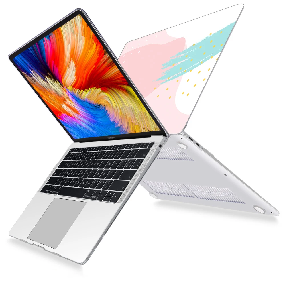 Разноцветный чехол для ноутбука Memphis с брызгами краски Apple MacBook retina Air 12 13 3 Новинка