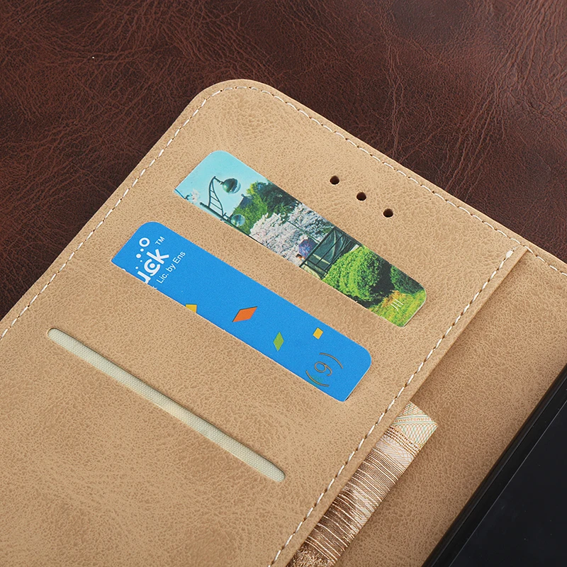 Ocolor 5 дюймов для leagoo T5 T5C Флип кожаный чехол с наклейкой телефона Замена кошелек
