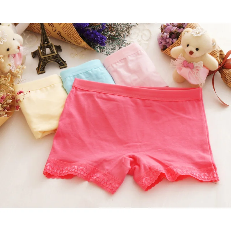 Хлопковые трусы боксеры для девочек 2 11 лет 6 шт./лот|children's underwear|panties kidschildren panties