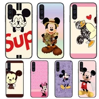 super mickey mouse phone cover hull for samsung galaxy s8 s9 s10e s20 s21 s5 s30 plus s20 fe 5g lite ultra black soft case