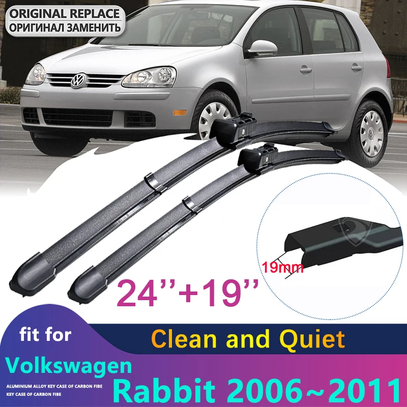

Щетки стеклоочистителя передние для Volkswagen VW Rabbit 2006 2007 2008 2009 2010 2011