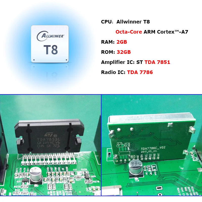 SMARTECH 2 Din Android 2G Автомагнитола gps для VW Volkswagen Golf/Polo/Tiguan/Passat/b7/b6/Skoda/SEAT, 7 дюймов ips экран четырехъядерный