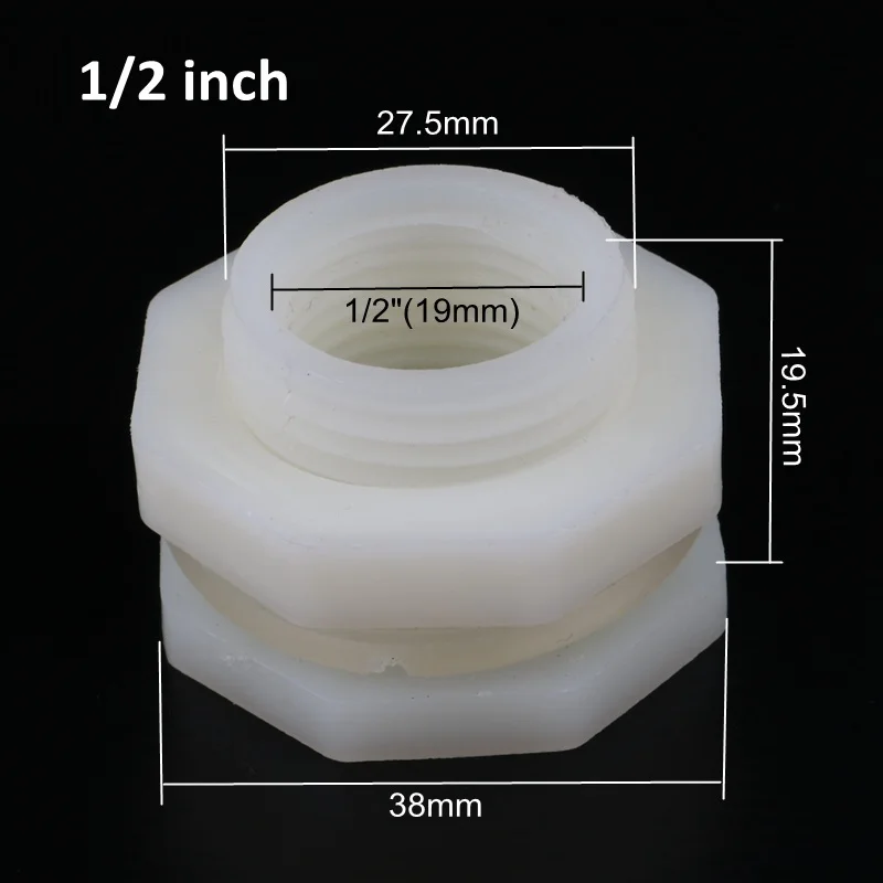 1 комплект ABS 1/2 &quot3/4&quot до 8 10 12 16 мм аквариумные соединения для аквариумных